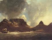 unknow artist, A View of the Cape of Good Hope,taken on the spot,from on board the Resolution,capt,coode,November 1772